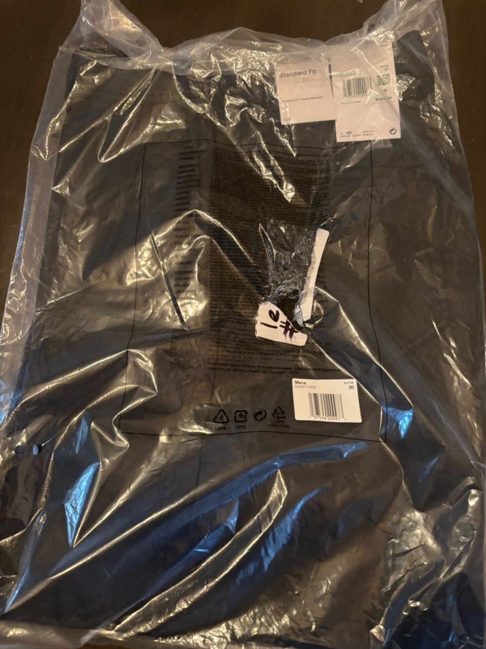 Jordan Men's Flat Front Shorts in Black - Picture 7 of 7